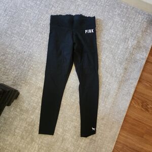 Victoria's Secret PINK Black Womans Leggings